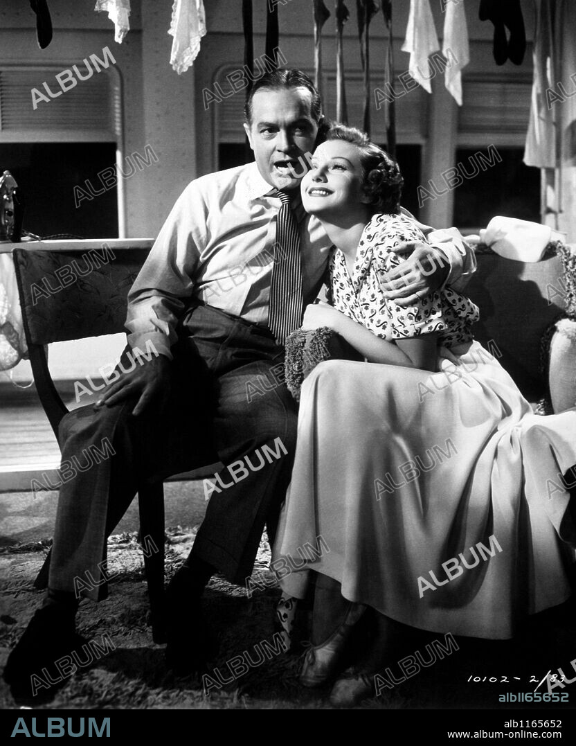 BOB HOPE and RHONDA FLEMING in THE GREAT LOVER, 1949, directed by ALEXANDER HALL. Copyright PARAMOUNT PICTURES.