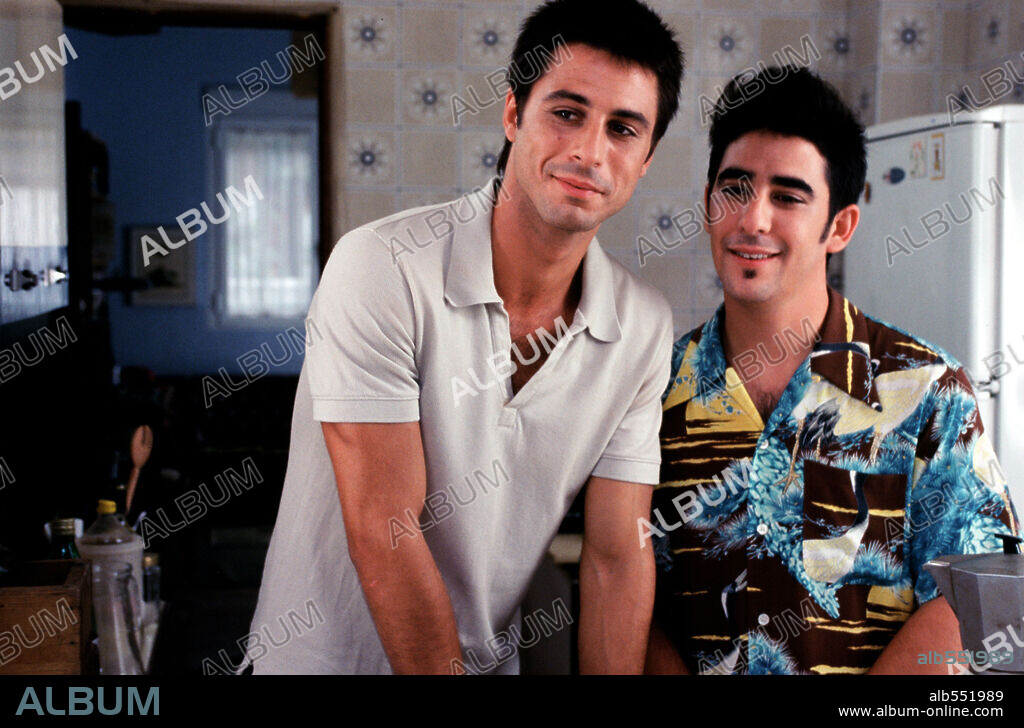 HUGO SILVA y RAUL JIMENEZ en REINAS, 2005, dirigida por MANUEL GOMEZ PEREIRA. Copyright LUCKY RED/WARNER SOGEFILM A.I.E.