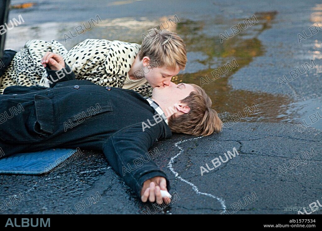 HENRY HOPPER and MIA WASIKOWSKA in RESTLESS, 2011, directed by GUS VAN SANT. Copyright COLUMBIA PICTURES.