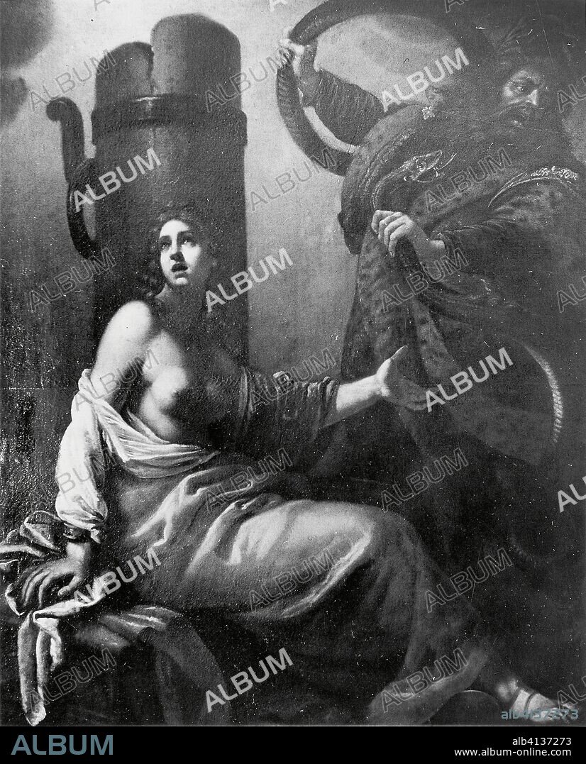 Hercules and Hesione. Bartolomeo Salvestrini, attributed to; Italian, died 1630. Date: 1620-1640. Dimensions: 69 1/16 x 59 1/8 in. (175.4 x 150.2 cm). Oil on canvas. Origin: Italy.