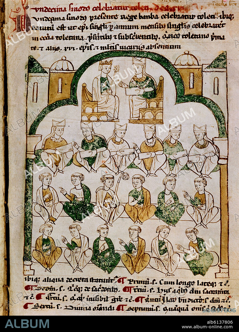 PRIMACIA DE LA IGLESIA DE TOLEDO(MANUSCRITO). INC: NOTULE DE PRIMATU NOBILITATE ET DOMINIO VITR 15/5/ FL3 XI CONCILIO TOLEDANO REINANDO WAMBA, 675.