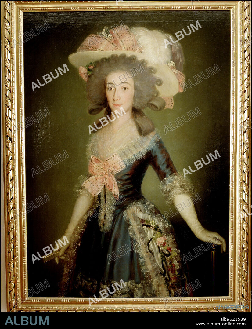 The Duchess of Osuna', oil by Francisco de Goya.