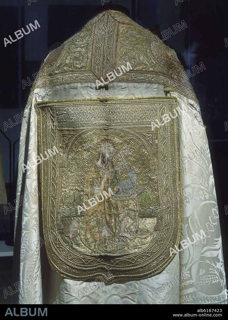 FERNANDEZ L. CAPA BLANCA O DE SAN JERONIMO - DETALLE DEL CAPILLO CON SAN JUAN BAUTISTA.
