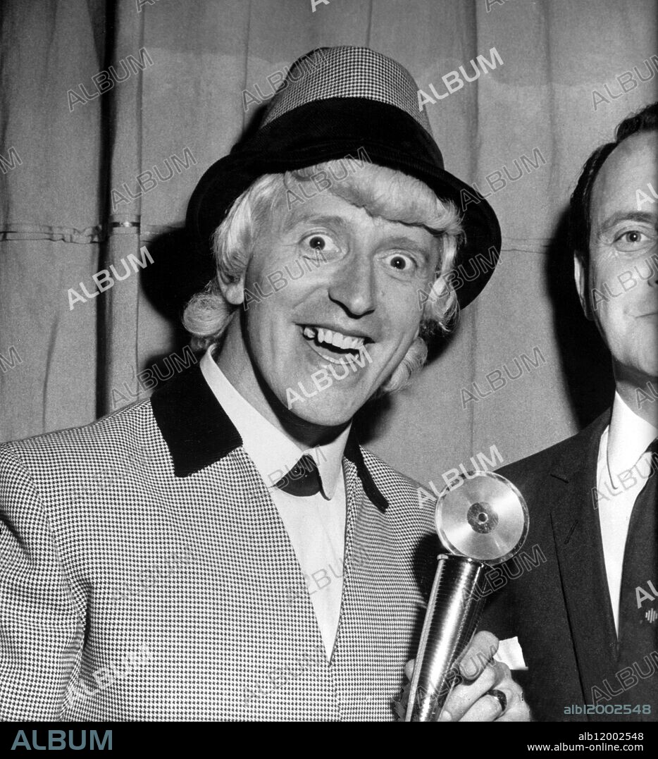 Jimmy Saville 1960. Sir James Wilson Vincent Savile OBE, KCSG (born 31 October 1926), commonly called Jimmy Savile, is a British DJ, actor and television personality. He is best known for his BBC television show Jim'll Fix It where he made the wishes of members of the public (mainly children) come true and as a long-time presenter of the hit music show Top Of The Pops.