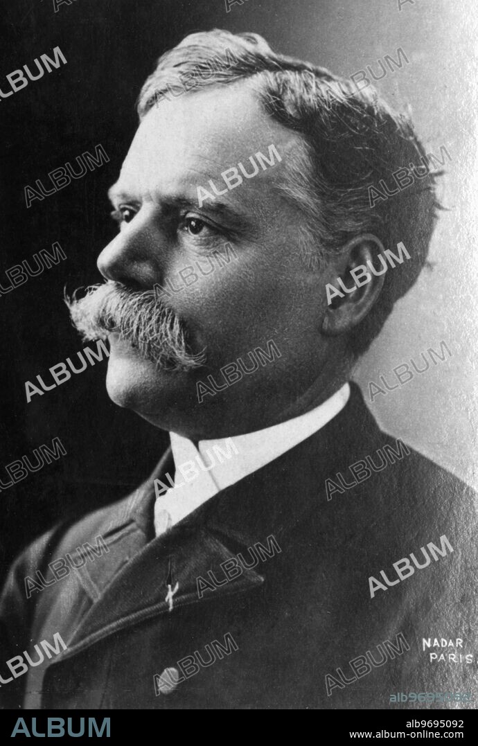 Jules Chéret (May 31, 1836 - September 23, 1932) was a French painter and lithographer who became a master of poster art. Often called the father of the modern poster. He was awarded the Legion of Honour by the French Government in 1890 for his outstanding contributions to the graphic arts. In 1895, Chéret created the Maîtres de l'Affiche collection. In 1933 he was honored with a posthumous exhibition of his work at the prestigious Salon d'Automne in Paris. ©TopFoto.