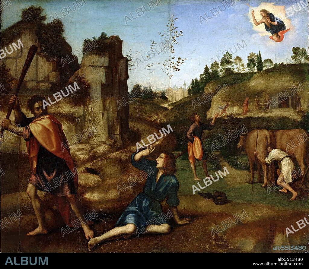 MARIOTTO ALBERTINELLI. Cain slaying Abel.