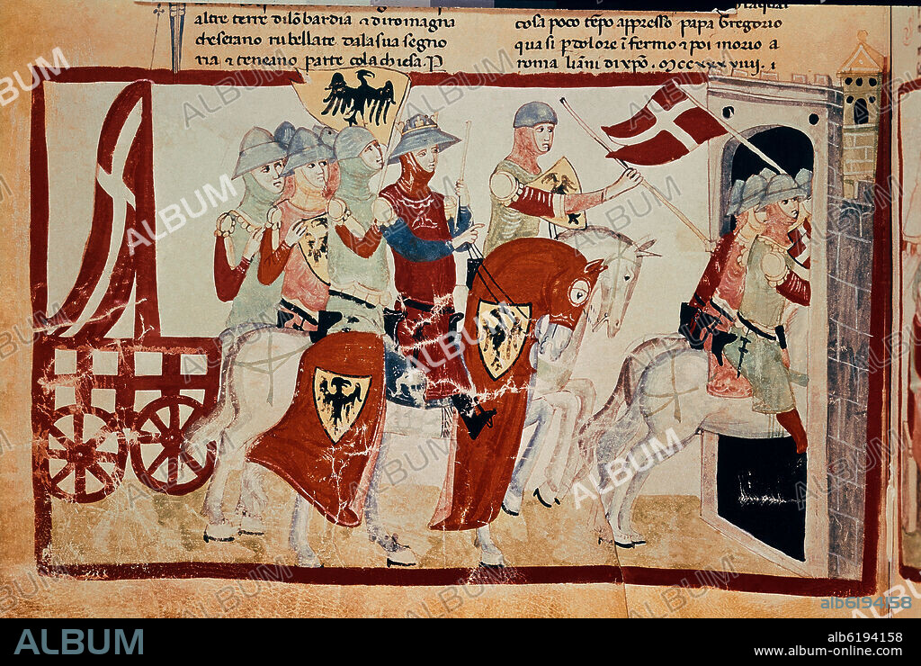 GIOVANNI VILLANI (1280-1348). NUOVA CRONICA - FEDERICO I BARBARROJA ENTRA EN MILAN.