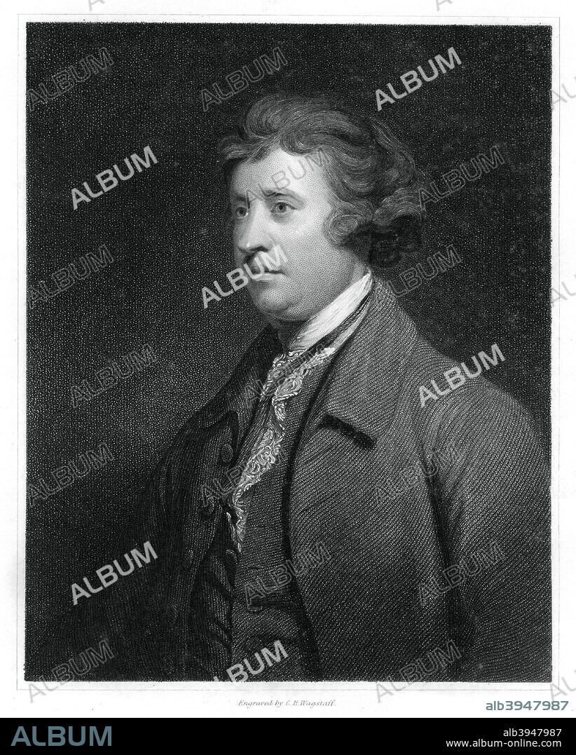 Edmund Burke, Anglo-Irish statesman, author, orator, political theorist, and philosopher, (1834). Burke (1729-1797) was one of the greatest Parliamentary speakers during the reign of George III. He was a supporter of the grievances of American colonies but a fierce opponent of the French Revolution.