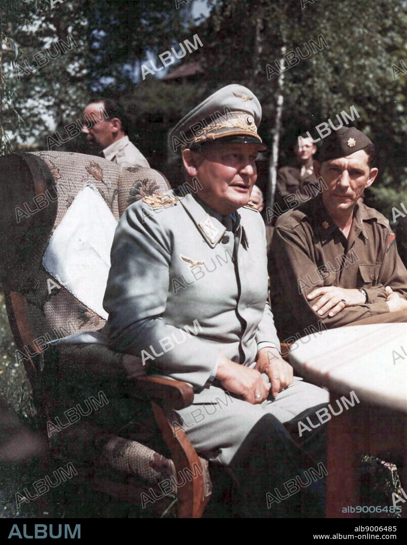 Hermann Wilhelm Goring ( 1893 15 October 1946) German politician, of the Nazi Party (NSDAP),captured in Germany 1945.