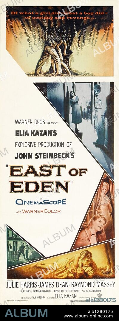 Poster of EAST OF EDEN, 1955, directed by ELIA KAZAN. Copyright WARNER BROTHERS.