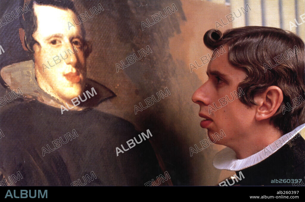 GABINO DIEGO y ESPAGNE: PHILIPPE IV ROI. GABINO DIEGO en EL REY PASMADO, 1991, dirigida por IMANOL URIBE. Copyright AIETE FILMS SA/ARION PROD/INFORFILMES/LA SEPT CINEMA.