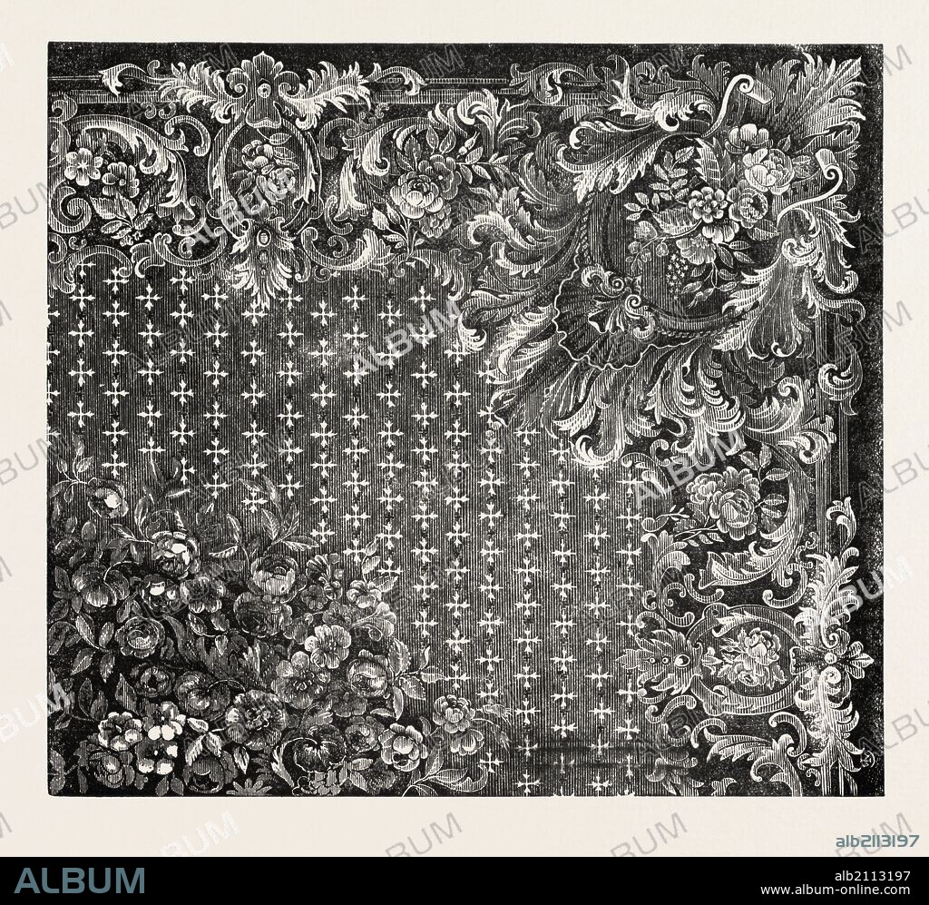 CARPET PATTERN, BY SEWELL AND CROSS, OLD COMPTON STREET, SOHO, LONDON, UK.