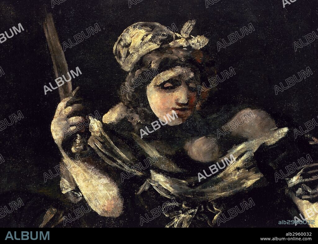 Francisco de Goya y Lucientes (1746-1828). Spanish painter. Judith and Holofernes, 1820-1823. Detail. Prado Museum. Madrid. Spain.