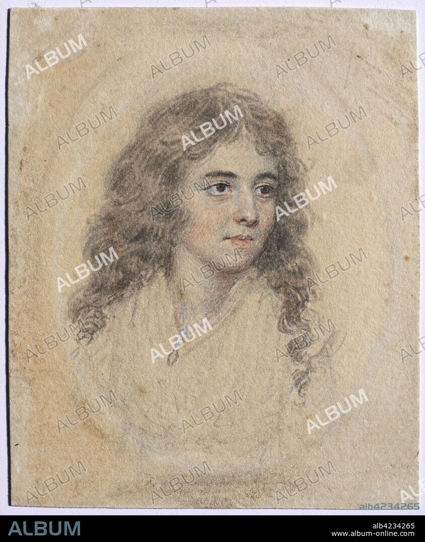 Portrait of Anna Maria Woolf, née Smart, c. 1785. John I Smart (British, 1741-1811). Graphite and wash on laid paper; framed: 9.1 x 7.8 cm (3 9/16 x 3 1/16 in.); unframed: 6.7 x 5.4 cm (2 5/8 x 2 1/8 in.).