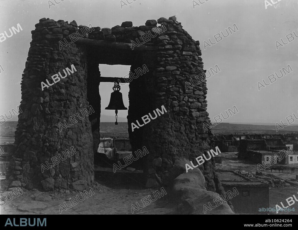 EDWARD SHERIFF CURTIS. Acoma belfry, c1905.