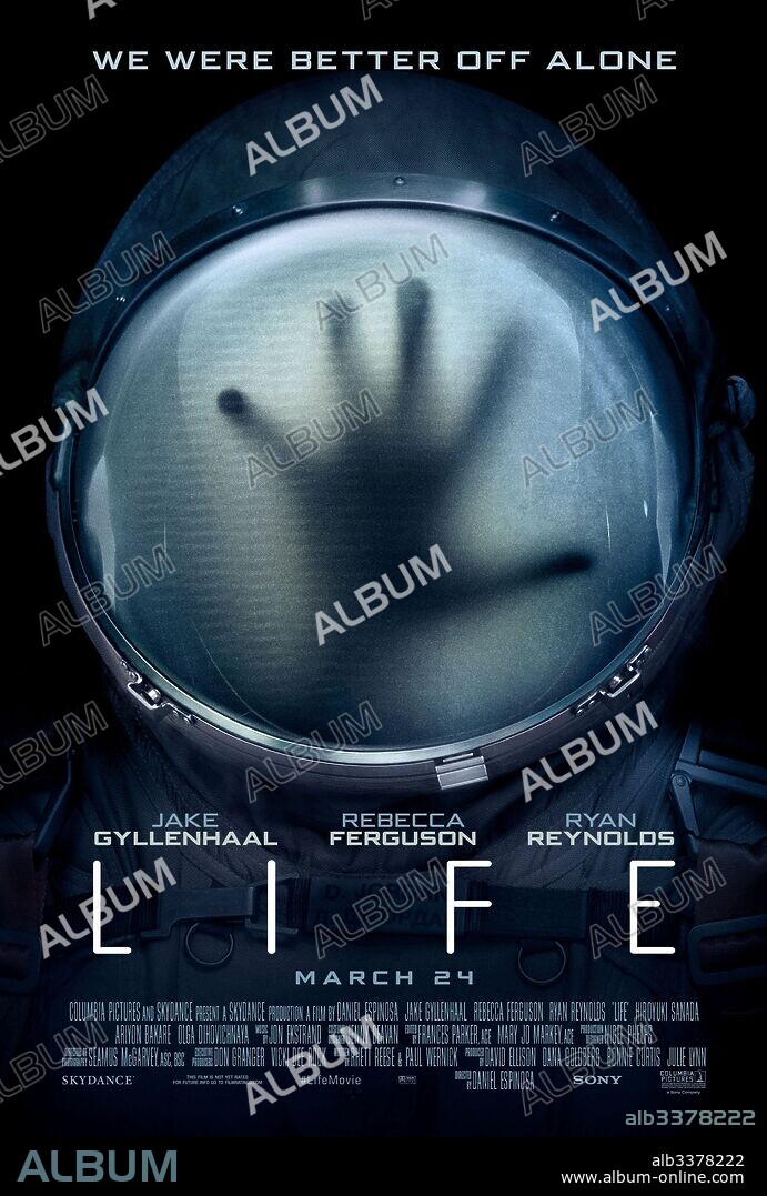 Poster de LIFE [VIDA], 2017 (LIFE), dirigida por DANIEL ESPINOSA. Copyright COLUMBIA PICTURES.