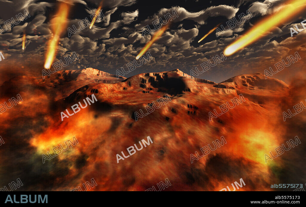 A time when the Earth was being formed, known as the Hadean Period.