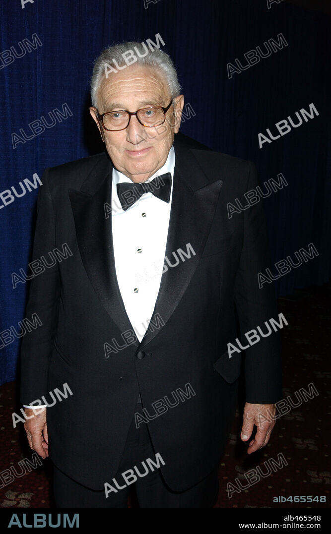 Henry A. Kissinger. May 01, 2004; New York, NY, USA; HENRY KISSINGER at the White House Correspondents Dinner held at the Washington Hilton Hotel. Mandatory Credit: Photo by Dan Herrick-KPA / ZUMA Press. (©) Copyright 2004 by Dan Herrick-KPA. 01/05/2004
