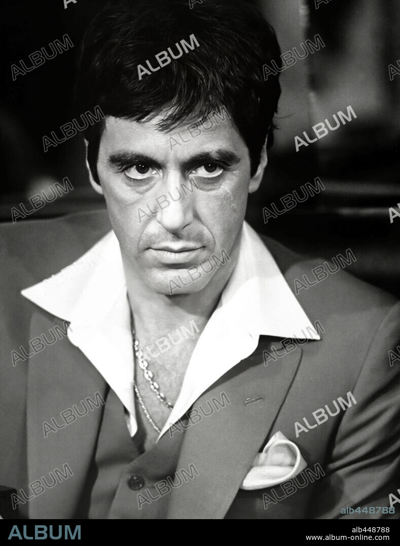 AL PACINO en EL PRECIO DEL PODER, 1983 (SCARFACE), dirigida por BRIAN DE PALMA. Copyright UNIVERSAL PICTURES.