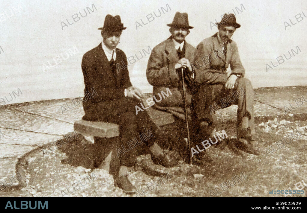 Ex-emperor Charles IIV of Austria Hungary in exile in Switzerland 1918.