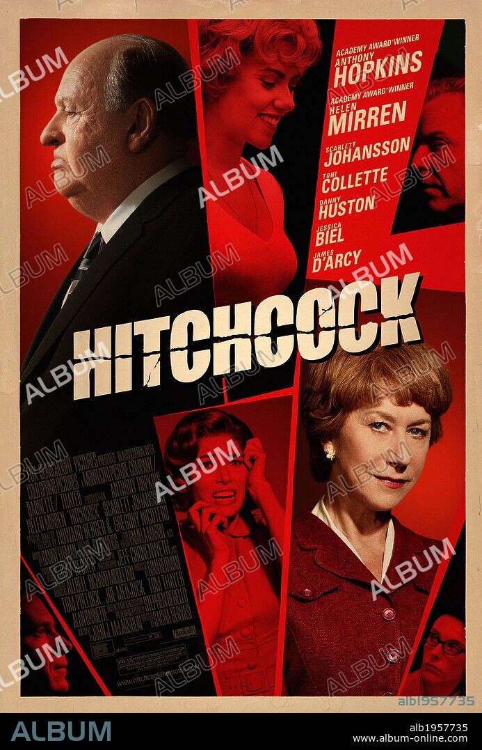 Plakat zu HITCHCOCK, 2012, unter der Regie von SACHA GERVASI. Copyright FOX SEARCHLIGHT PICTURES.