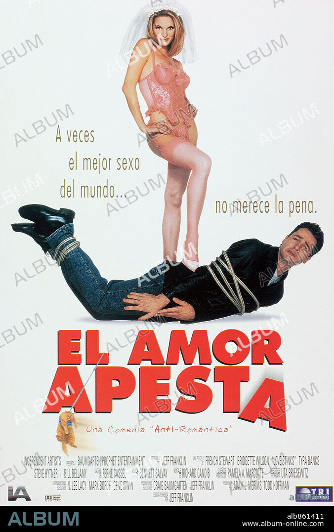 Poster de EL AMOR APESTA, 1999 (LOVE STINKS). Copyright BAUMGARTEN-PROPHET ENTERTAINMENT.