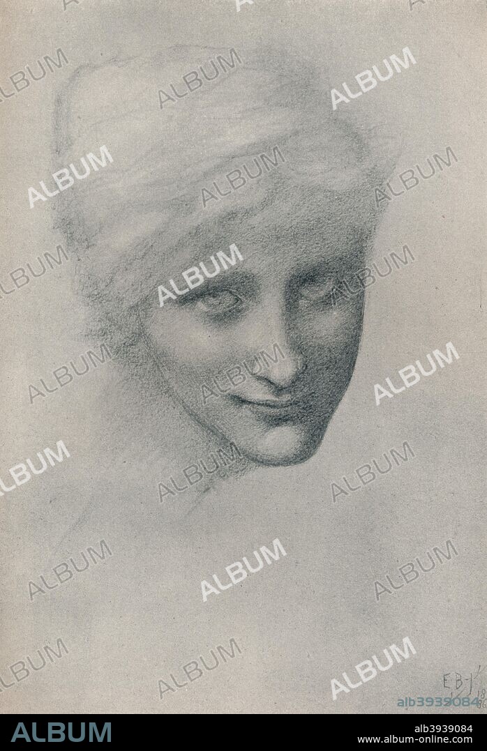 'Study of the Mermaid, In The Depths of the Sea', 1886. From The Studio Volume 31. [London Offices of the Studio, London, 1904].