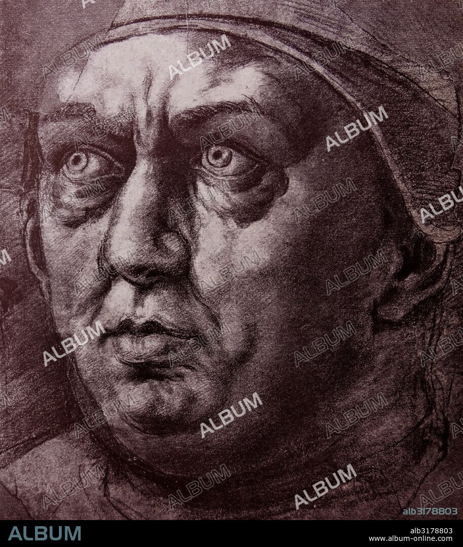 Portrait of Pope Leo X (1475-1521) born Giovanni di Lorenzo de' Medici. Dated 16th Century.