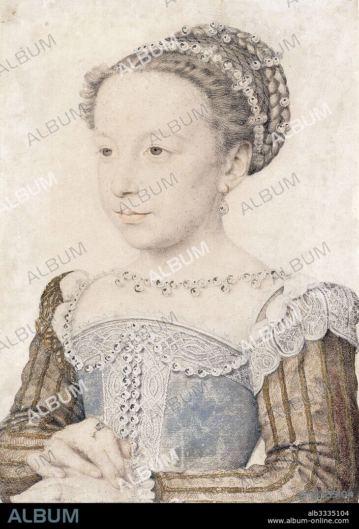 FRANÇOIS CLOUET. Portrait of Margaret of Valois (1553-1615).