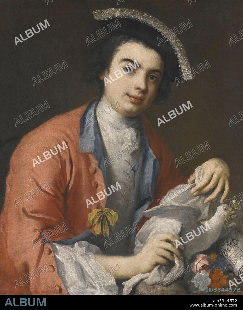 JACOPO AMIGONI. Portrait of Carlo Broschi (1705-1782), known as Farinelli.