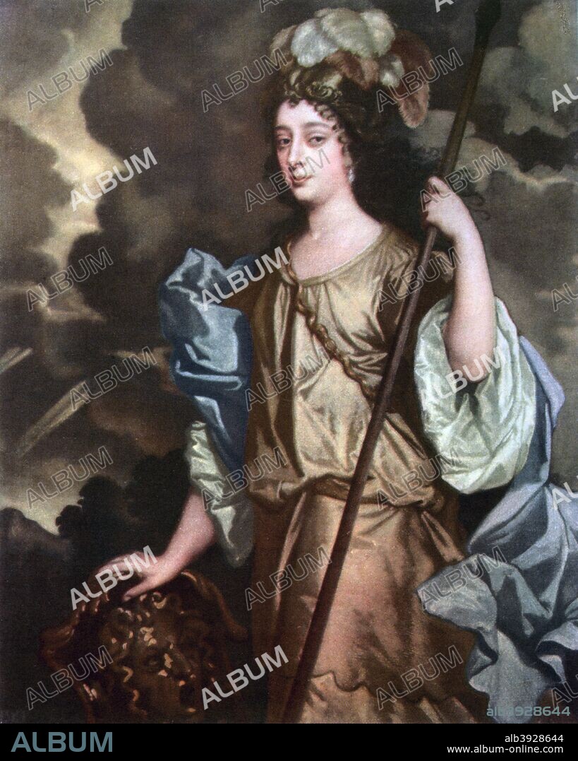 'Barbara Villiers, Duchess of Cleveland, Countess of Castlemaine', c1660s. Portrait of King Charles II's mistress Barbara Palmer (1640-1709), one of the ladies of the court.