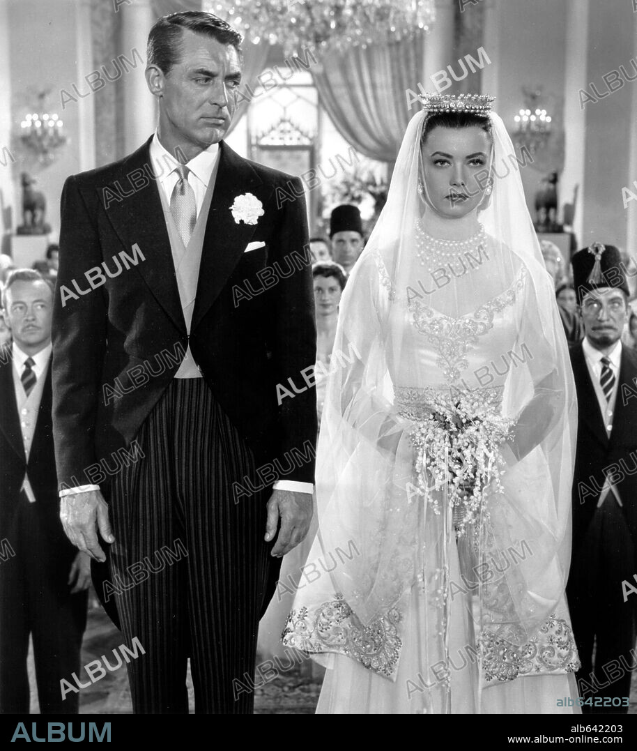 BETTA ST. JOHN and CARY GRANT in DREAM WIFE, 1953, directed by SIDNEY SHELDON. Copyright M.G.M.