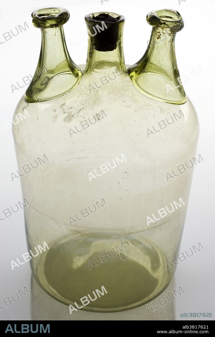 A Woulfe bottle is used during chemical analysis to pass gases through a liquid and is named after Peter Woulfe (c.1727-1803), an English chemist, although he may have based his design on an existing piece of glassware. These iconic glass bottles can have two or three necks which are used in series and would be connected with tubes.