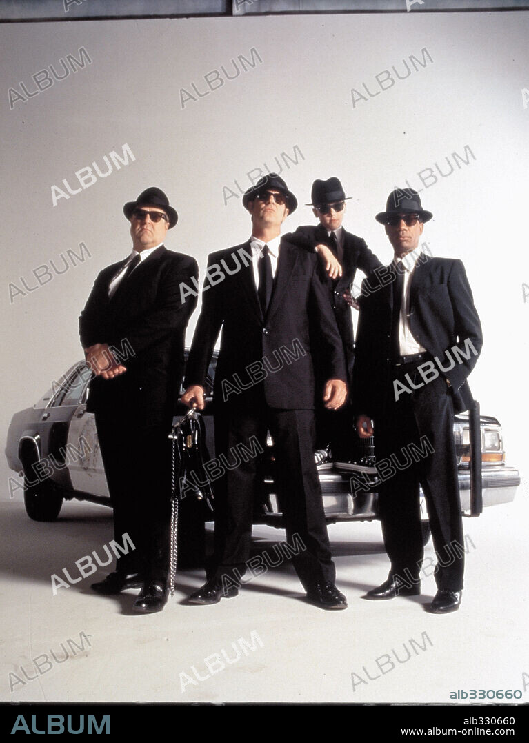 DAN AYKROYD, J. EVAN BONIFAN, JOE MORTON und JOHN GOODMAN in BLUES BROTHERS 2000, 1998, unter der Regie von JOHN LANDIS. Copyright WHITE, TIMOTHY.