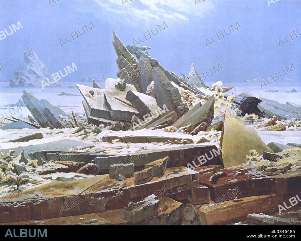CASPAR DAVID FRIEDRICH. The Sea of Ice.