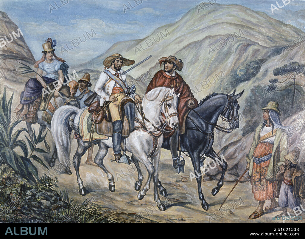 Residents Of Minas Gerais Juan Mauricio Rugendas (1802-1858 German).