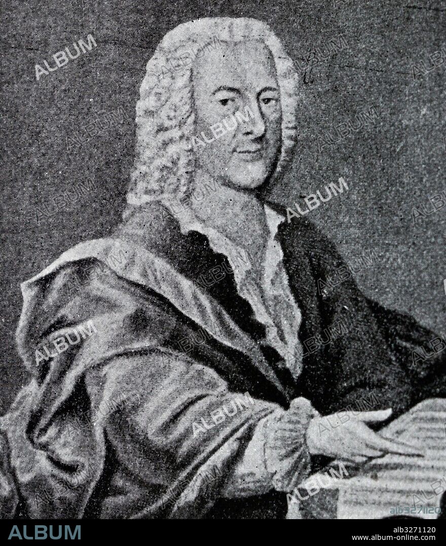 Portrait of Georg Philipp Telemann (1681-1767) a German Baroque composer. Dated 18th Century.