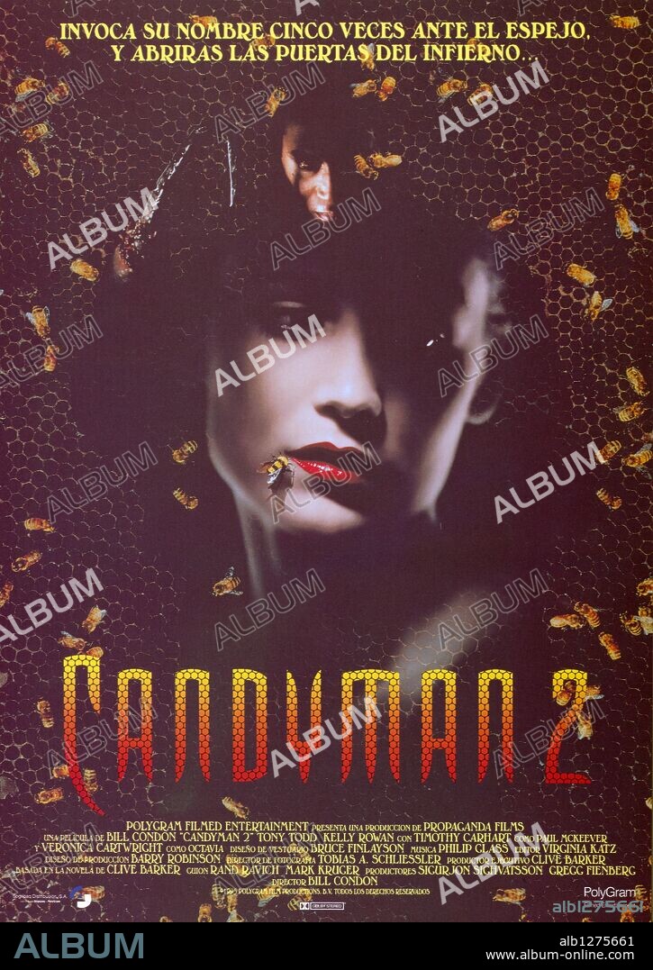 Poster of CANDYMAN: FAREWELL TO THE FLESH, 1995, directed by BILL CONDON. Copyright GRAMERCY PICTURES.
