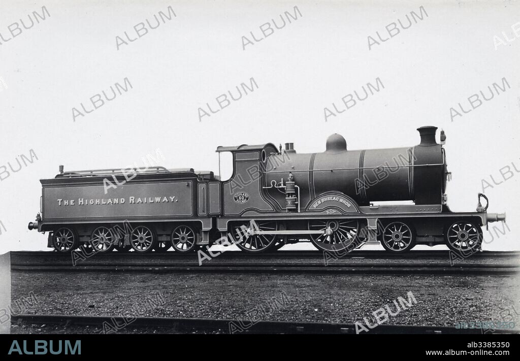 Locomotive no 60: "Ben Bhreac Mhor" 4-4-0, built May 1910. Very similar in design to the Ben Class of a decade earlier but these had larger boilers; these became known  as the Big Bens and their predecessors as Small Bens. Renumbered 14421 by the London, Midland and Scottish Railway.