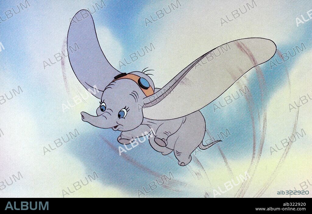 DUMBO, 1941, dirigida por BEN SHARPSTEEN. Copyright DISNEY.