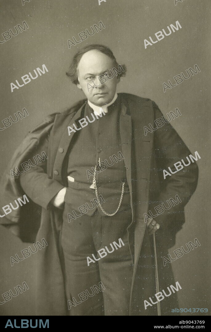 'Hugh Reginald Haweis (1838-1901) c1890, English churchman, lecturer, and editor. Interested in music, he wrote on campanology, violins, and Wagner's operas.'.