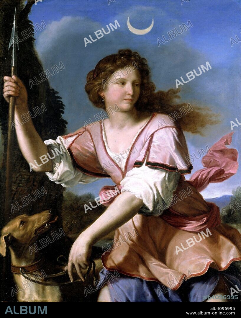 GIOVANNI FRANCESCO BARBIERI. Diana Cacciatrice (Diana the Huntress).