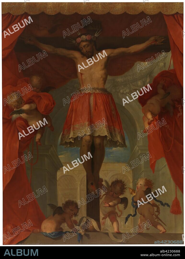 JUAN CARREÑO DE MIRANDA. Juan Carreño de Miranda / 'Christ crucified'. 1660 - 1670. Oil on canvas.