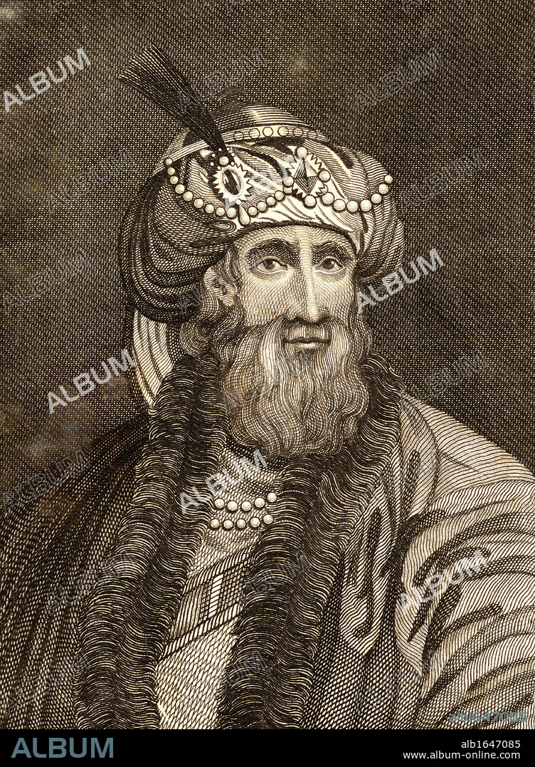 Flavius Josephus, (AD37-or-38-C101) Original name, Joseph Ben Mathias. Jewish Historian. 19th century print engraved on steel by R. Lunn, Edinburgh.