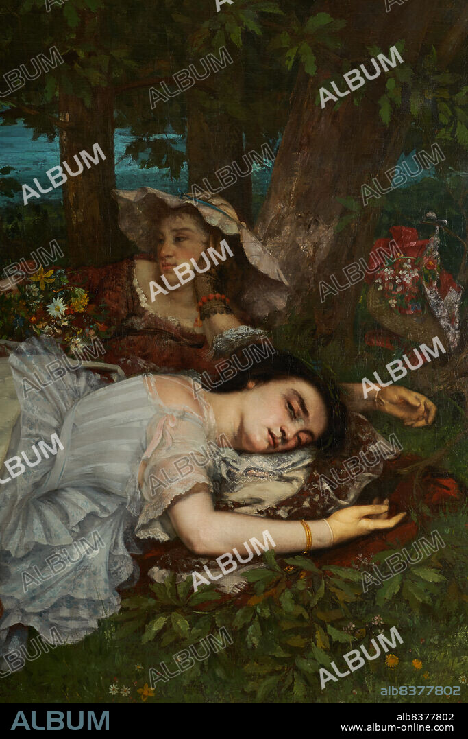 GUSTAVE COURBET. Les demoiselles des bords de la Seine (été), 1857.