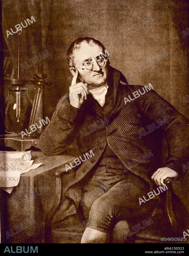 JOHN DALTON. PHYSICIST, NATURALIST AND CHEMIST (1766-1844).