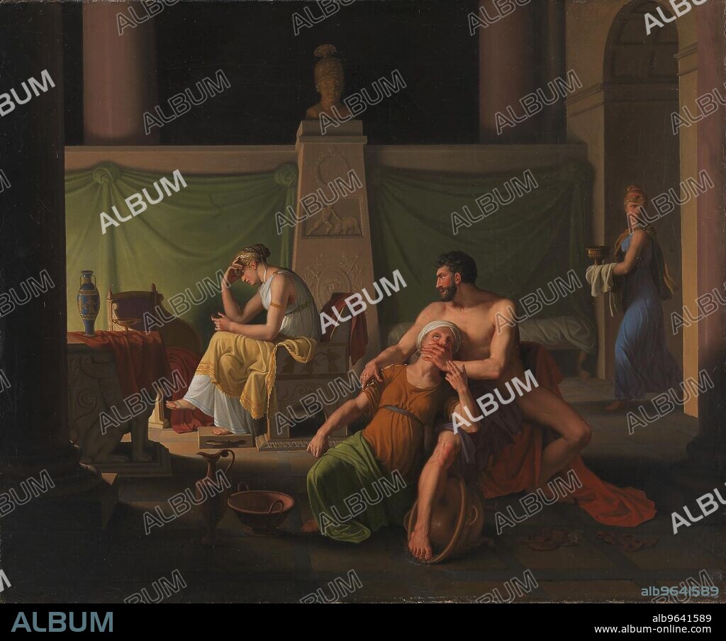 CW ECKERSBERG. The Return of Ulysses. Scene from Homer´s Ulysses, 1812.