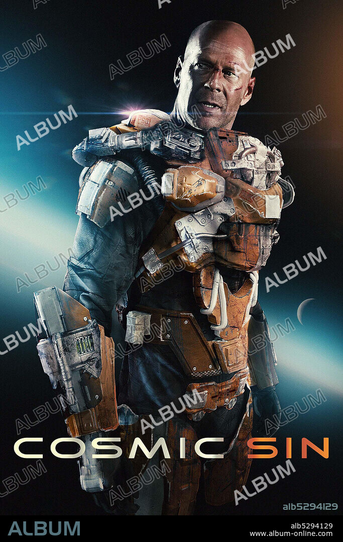 BRUCE WILLIS en COSMIC SIN, 2021, dirigida por EDWARD DRAKE. Copyright 308 ENT.