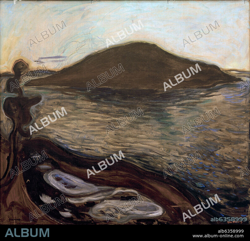EDVARD MUNCH. Munch, Edvard. 1863-1944. "The island", 1900/01. Oil on canvas, 99 × 108cm.
