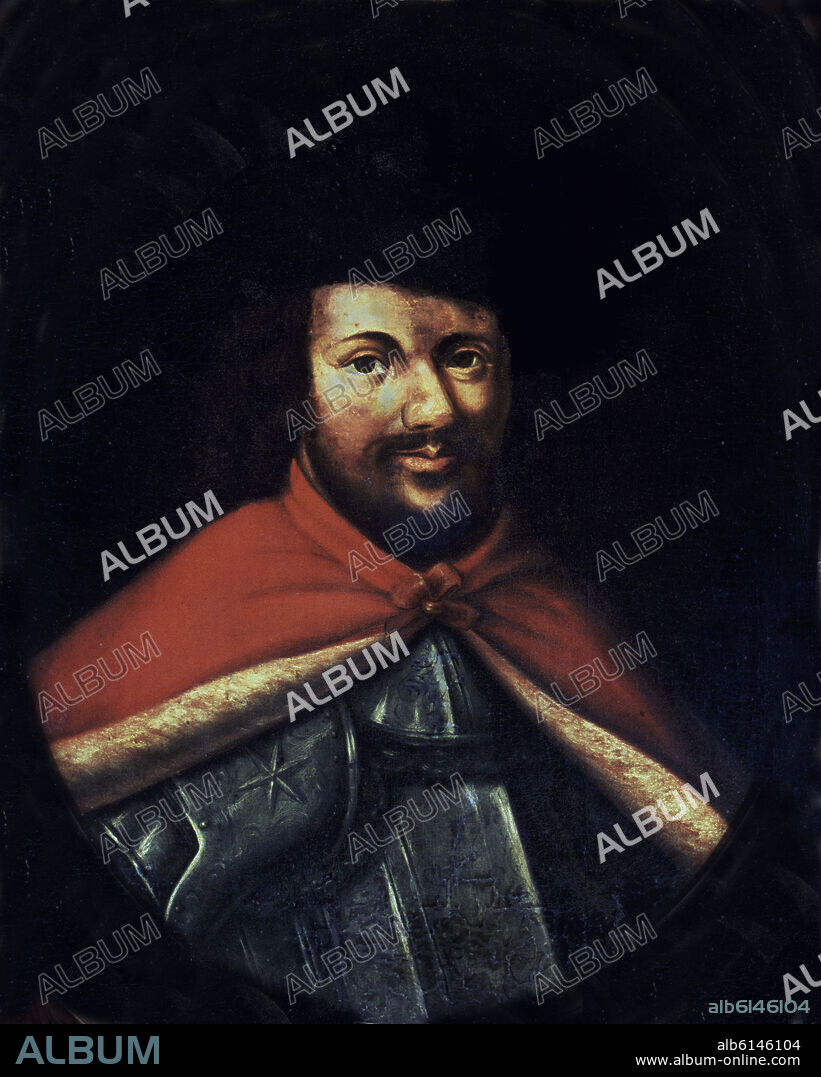 ANONIMO SIGLO XVIII. Jean de Béthencourt (1362-1425), French explorer.